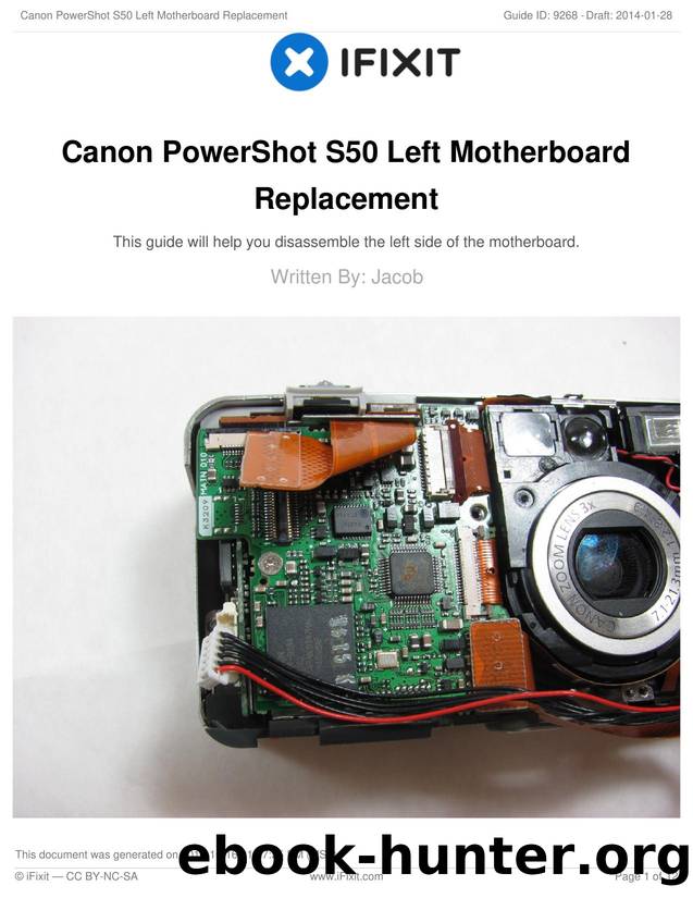 Canon PowerShot S50 Left Motherboard Replacement by Unknown