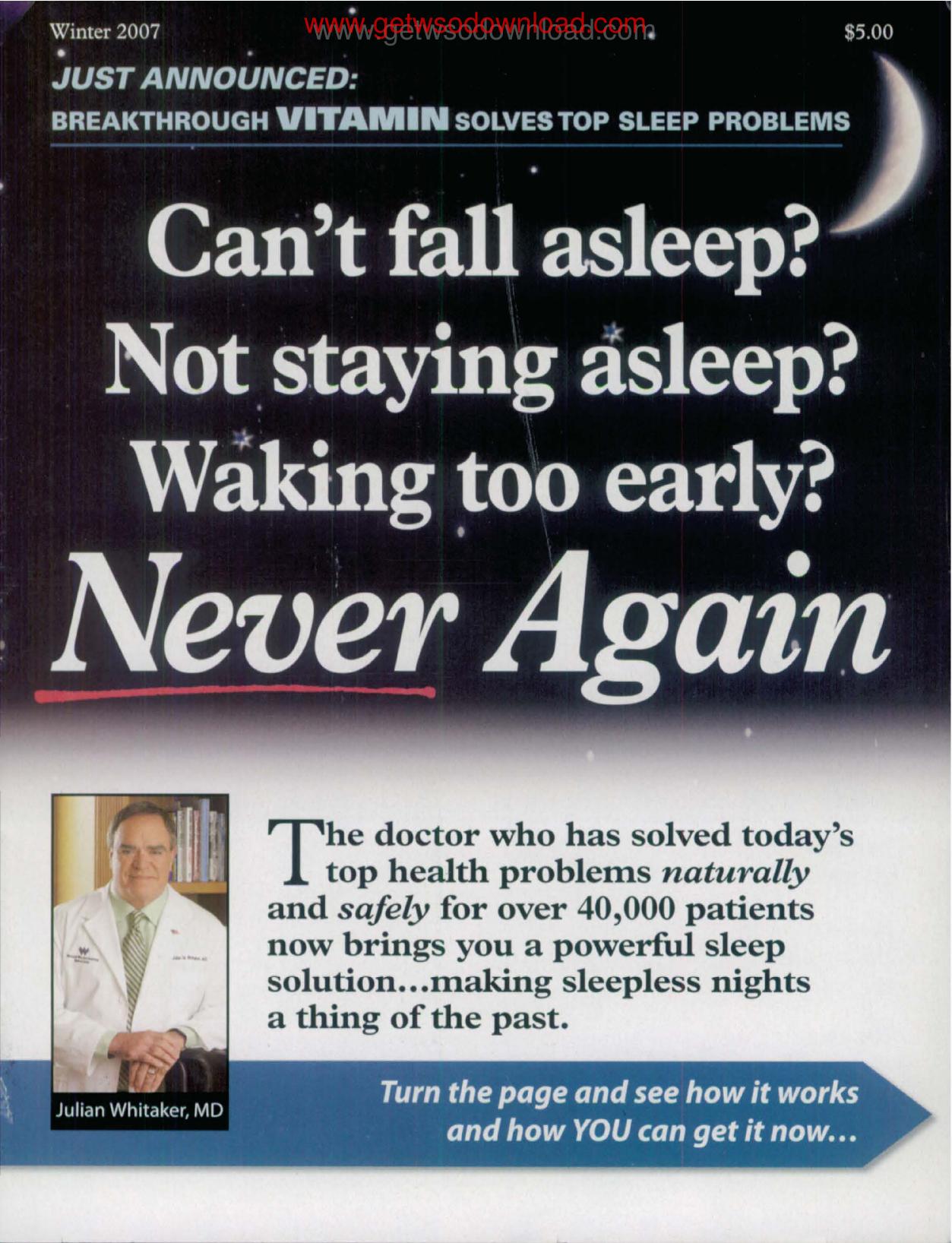 Cant Fall Asleep Not Staying Asleep Waking Too Early Never Again by Unknown
