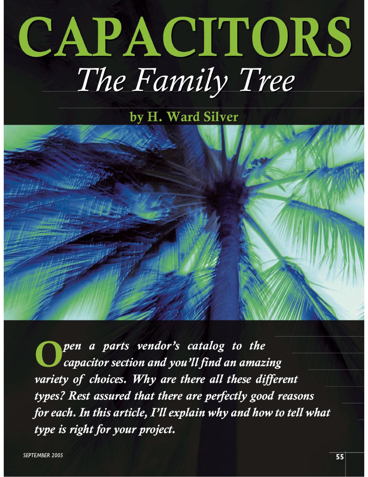 Capacitors- The Family Tree by Unknown