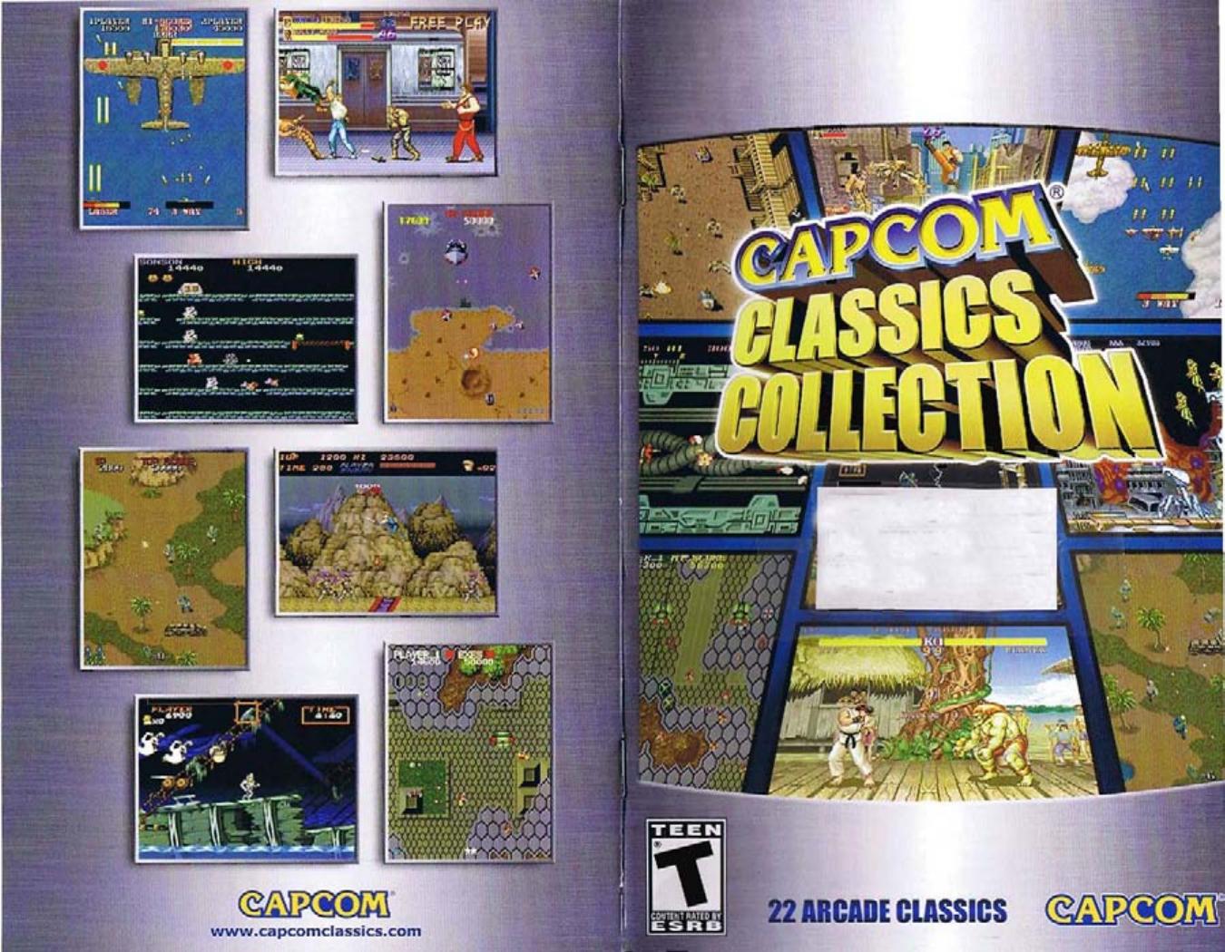 Capcom Classics Collection - Manual by PS2