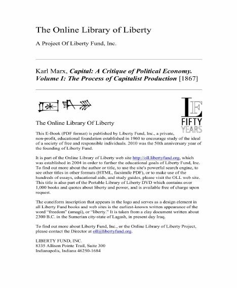 Capital (Volume 1): The Process of Capitalist Production by Karl Marx