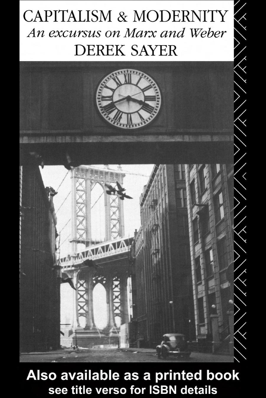 Capitalism and Modernity by Derek Sayer