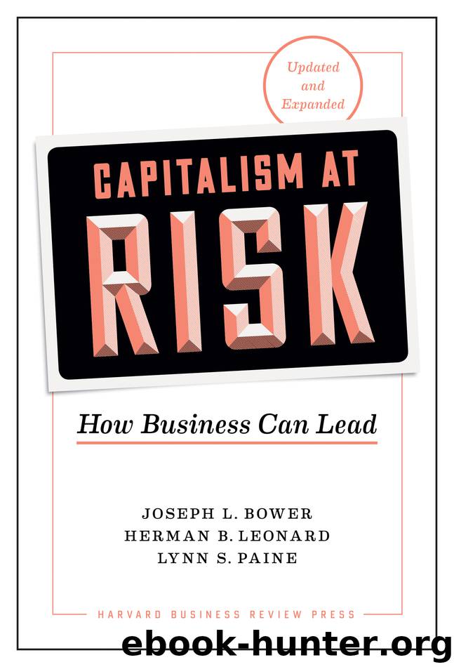 Capitalism at Risk, Updated and Expanded by Lynn S. Paine & Herman B. Leonard & Joseph L. Bower
