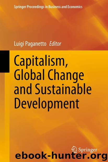 Capitalism, Global Change and Sustainable Development by Unknown
