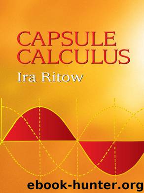 Capsule Calculus by Ira Ritow