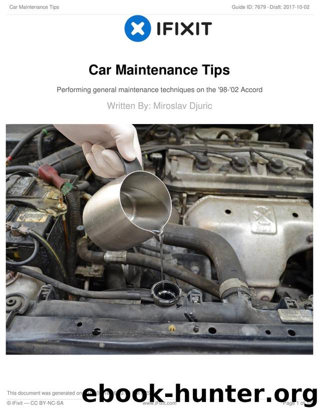 Car Maintenance Tips by Unknown