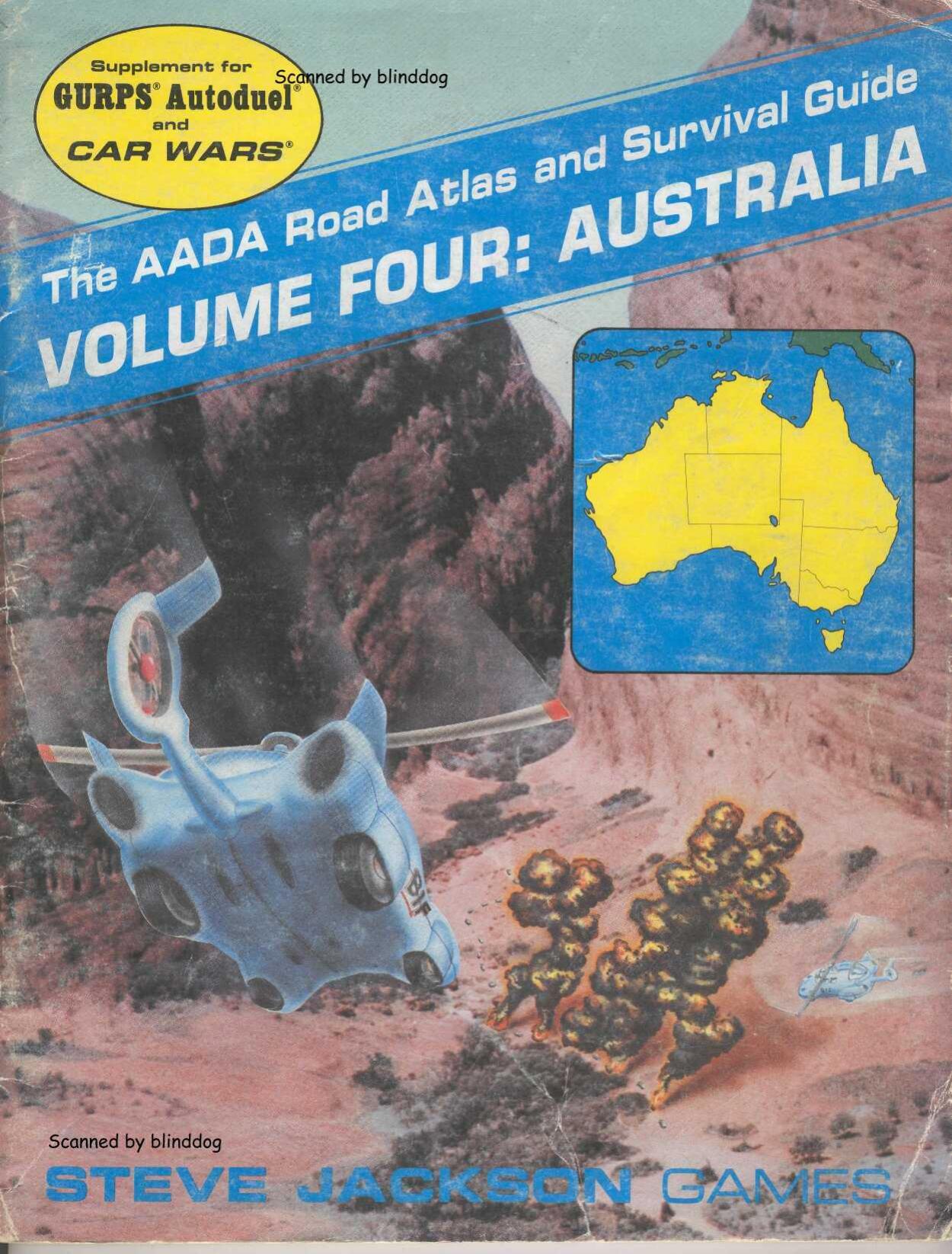 Car Wars - The AADA Road Atlas and Survival Guide - Volume 4 by Australia