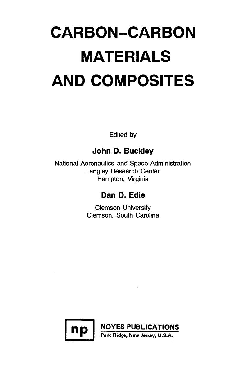 Carbon-carbon composites-John Buckley by Unknown
