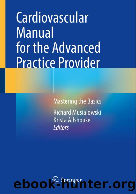 Cardiovascular Manual for the Advanced Practice Provider by Unknown