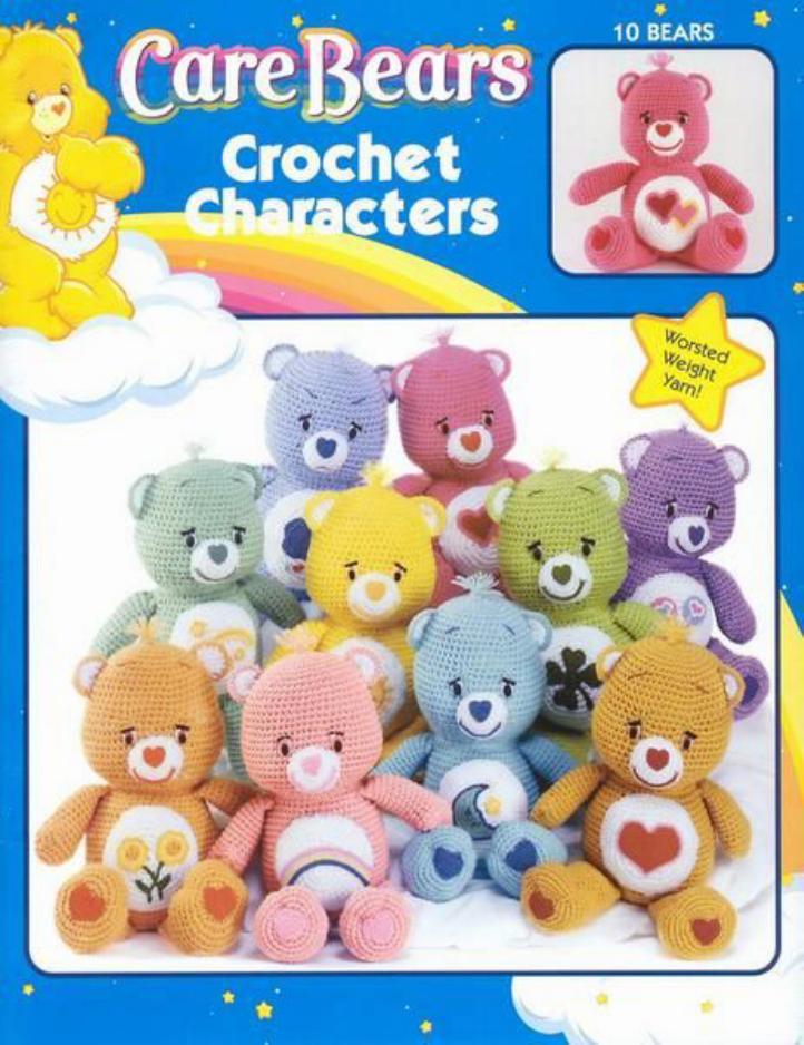Care Bears Crochet Characters by Joeseter Loria Group