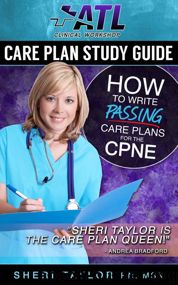 Care Plan Study Guide: How to Write Passing Care Plans for the CPNE by Taylor Sheri