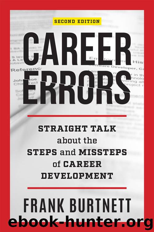 Career Errors by Frank Burtnett