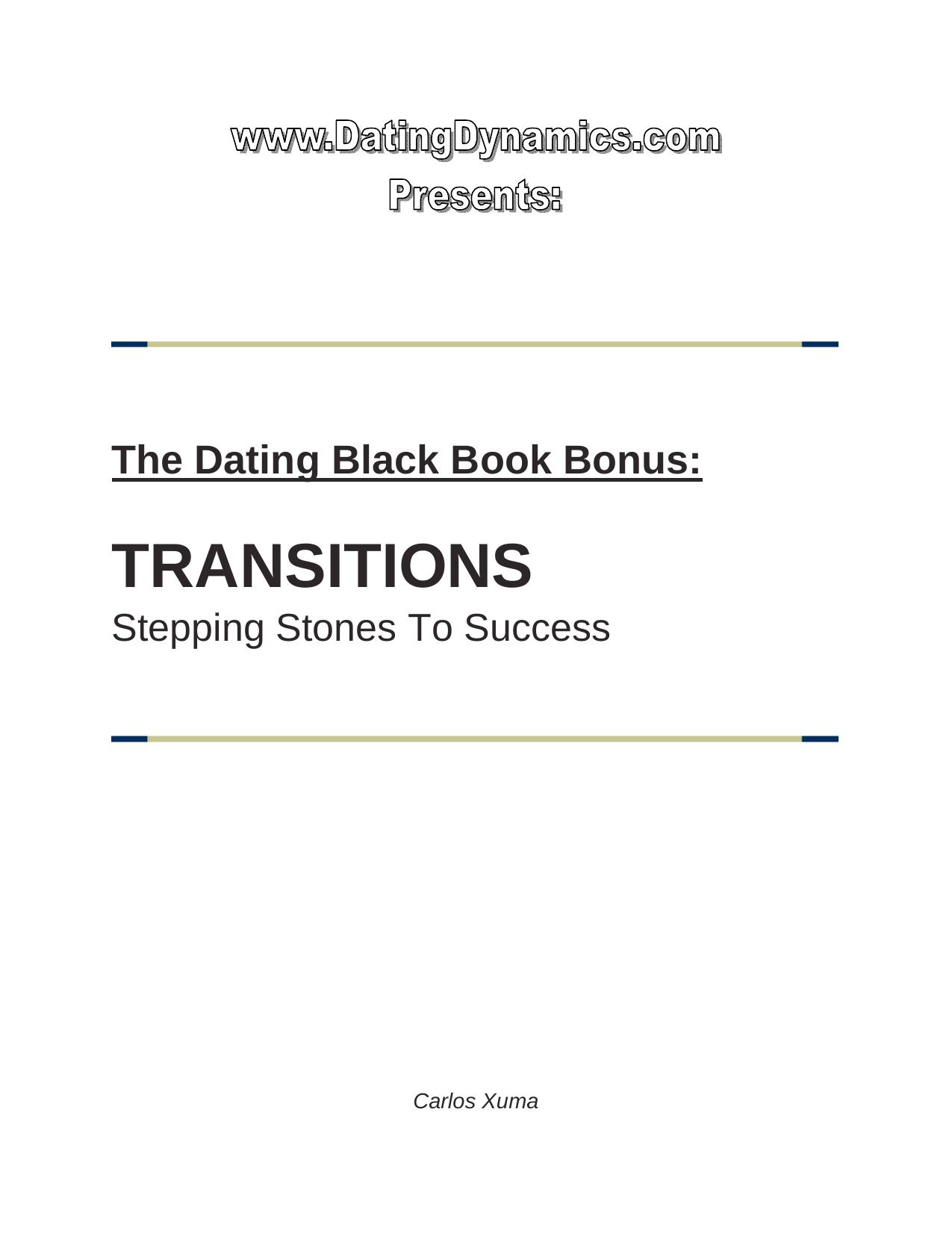 Carlos Xuma - The Dating Black Book by Transitions
