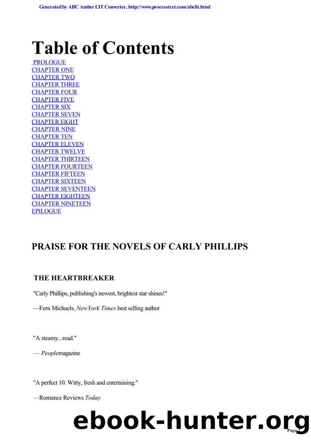 Carly Phillips - Hot Zone 1 by Hot Stuff