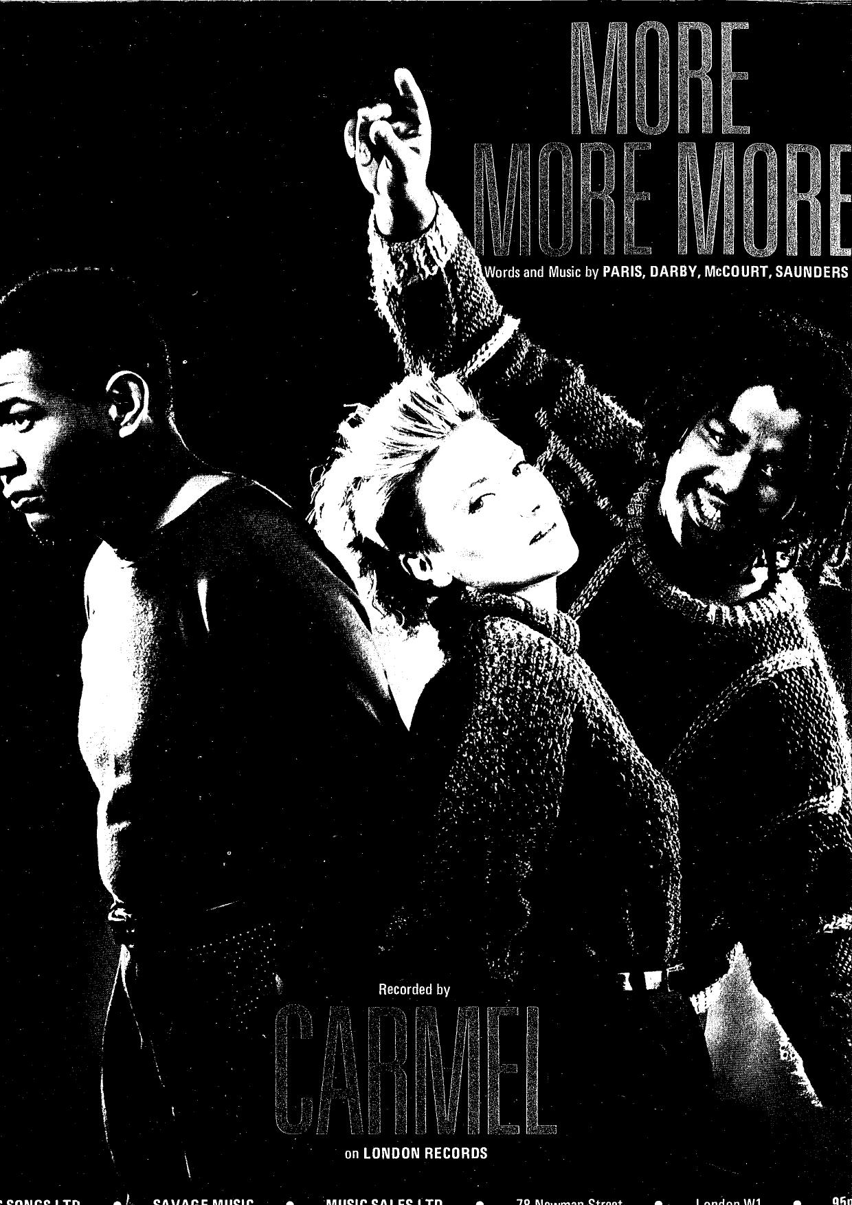 Carmel More More More Gospel Soul Hit -4p by Unknown