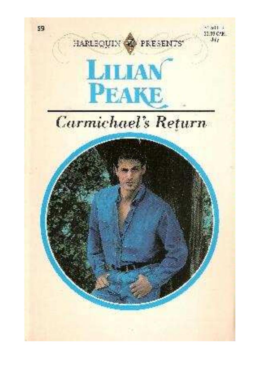 Carmichael's Return by Peake Lilian