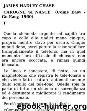 Carogne Si Nasce by James Hadley Chase