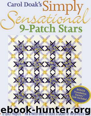Carol Doak's Simply Sensational 9-Patch Stars by Carol Doak