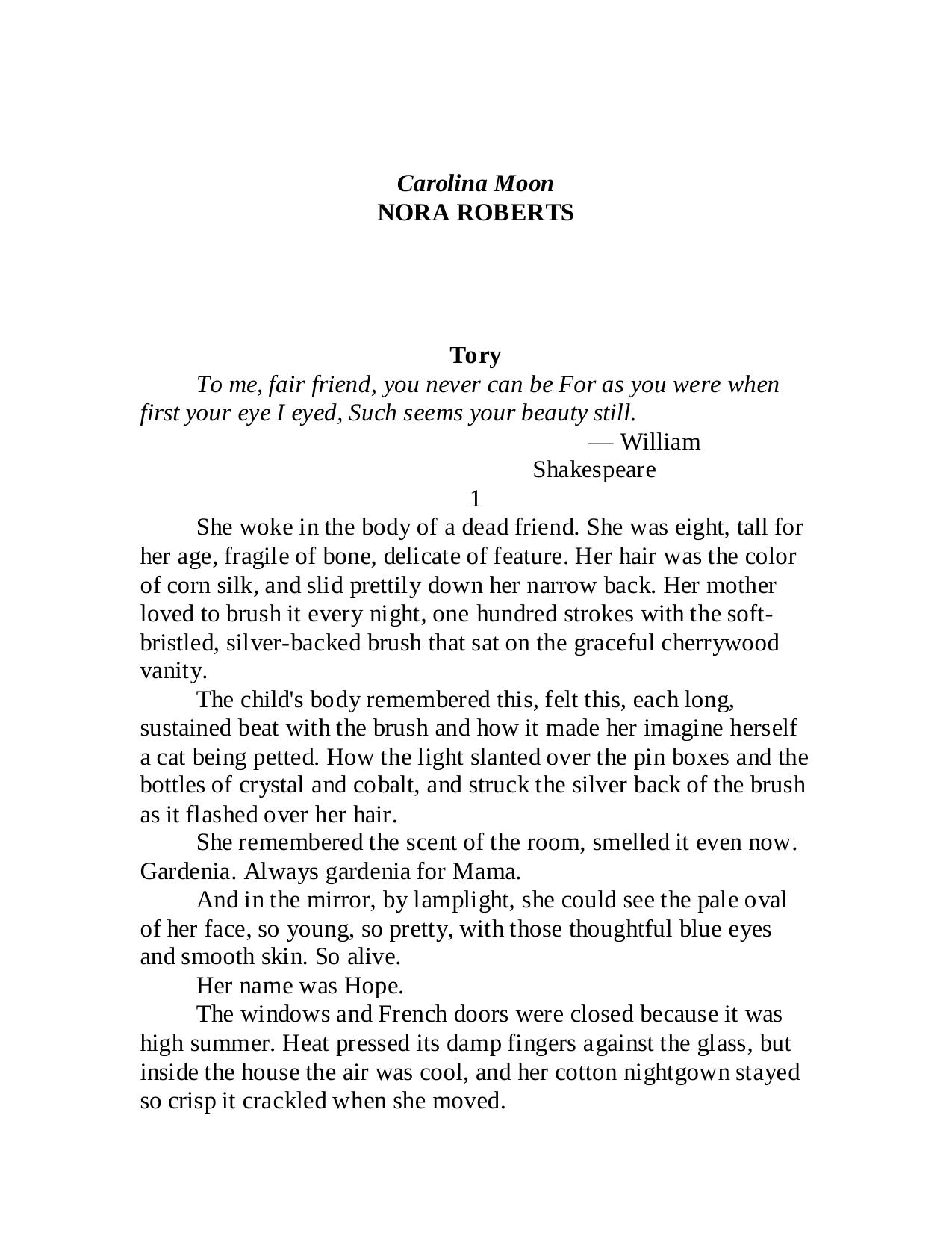 Carolina Moon by Nora Roberts by Hal5000