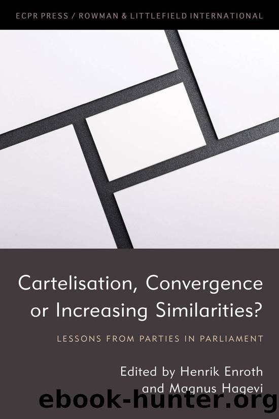 Cartelisation, Convergence or Increasing Similarities?: Lessons From Parties in Parliament by Henrik Enroth & Magnus Hagevi