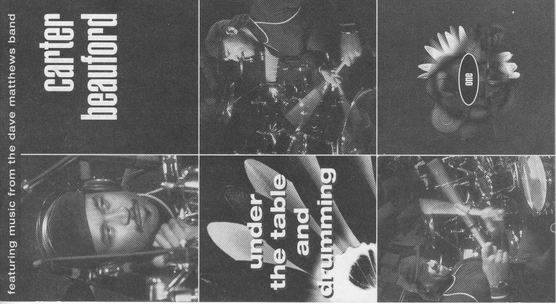Carter Beauford - Under the table and drumming by booklet one