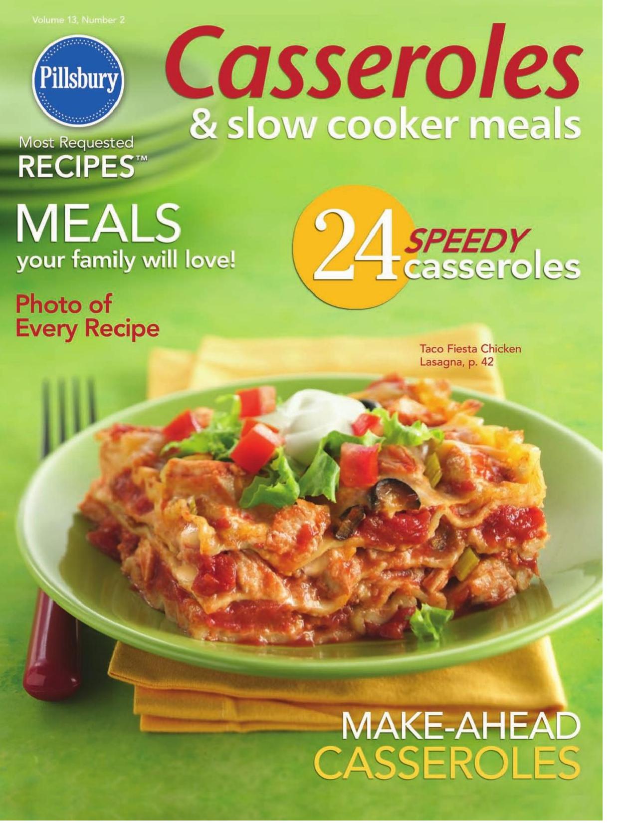 Casseroles & Slow Cooker Meals by Pillsbury