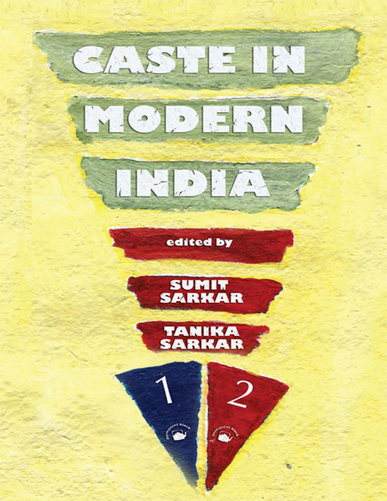 Caste in modern India : a reader by Sumit Sarkar Tanika Sarkar