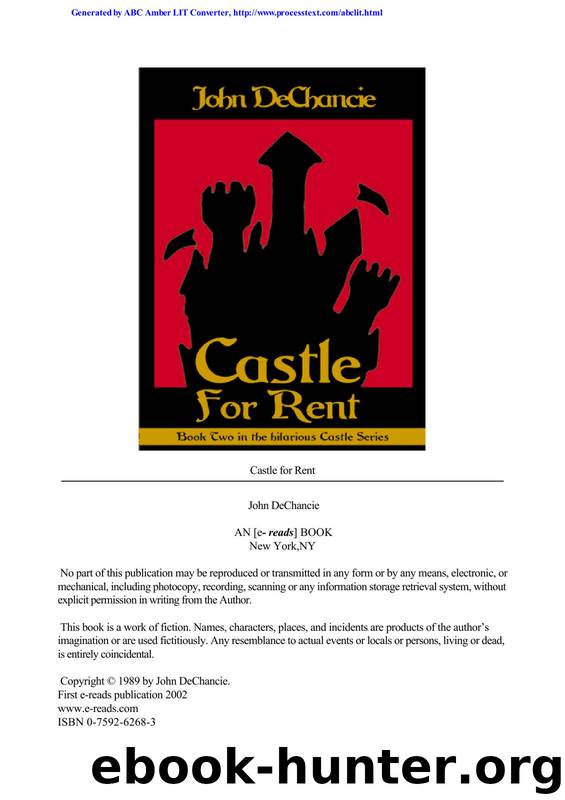 Castle For Rent by John DeChancie