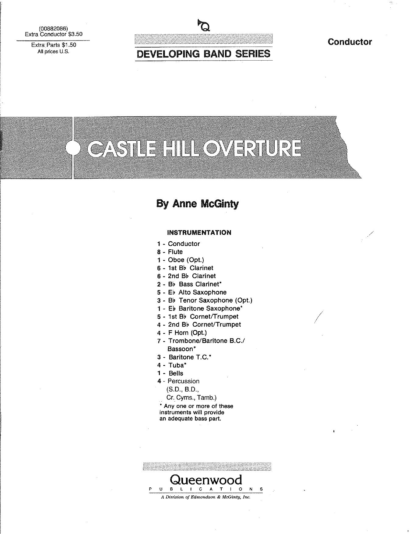 Castle Hill Overture by McGinty Anne (arr.)