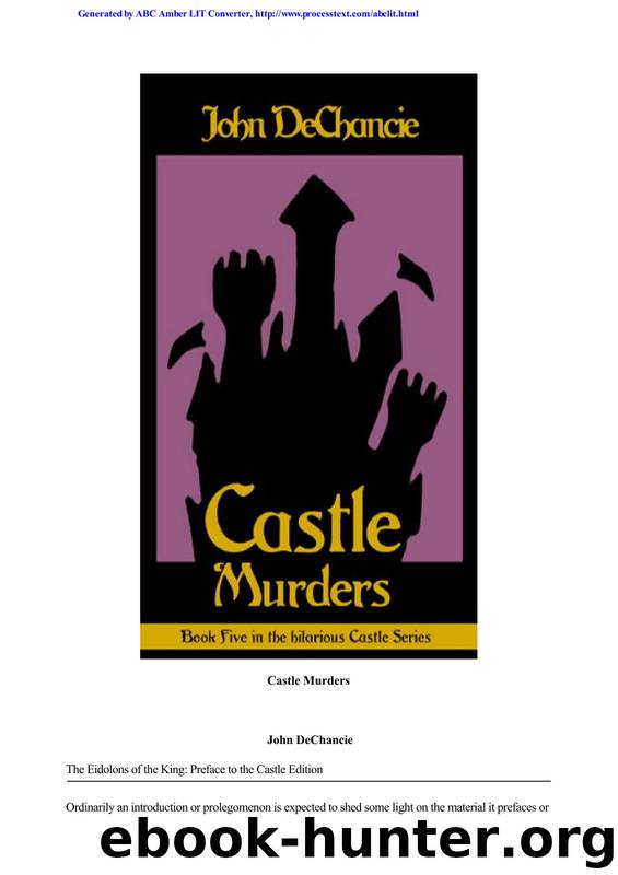 Castle Murders by John DeChancie