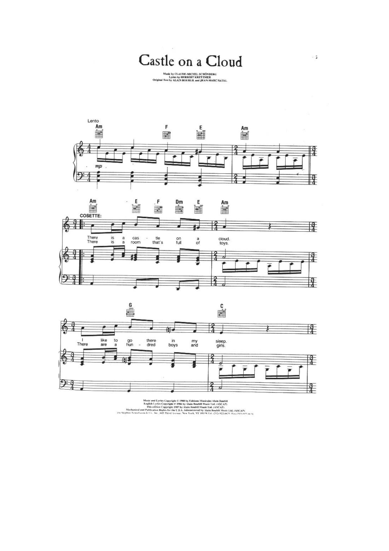 Castle On A Cloud by Richard Conway