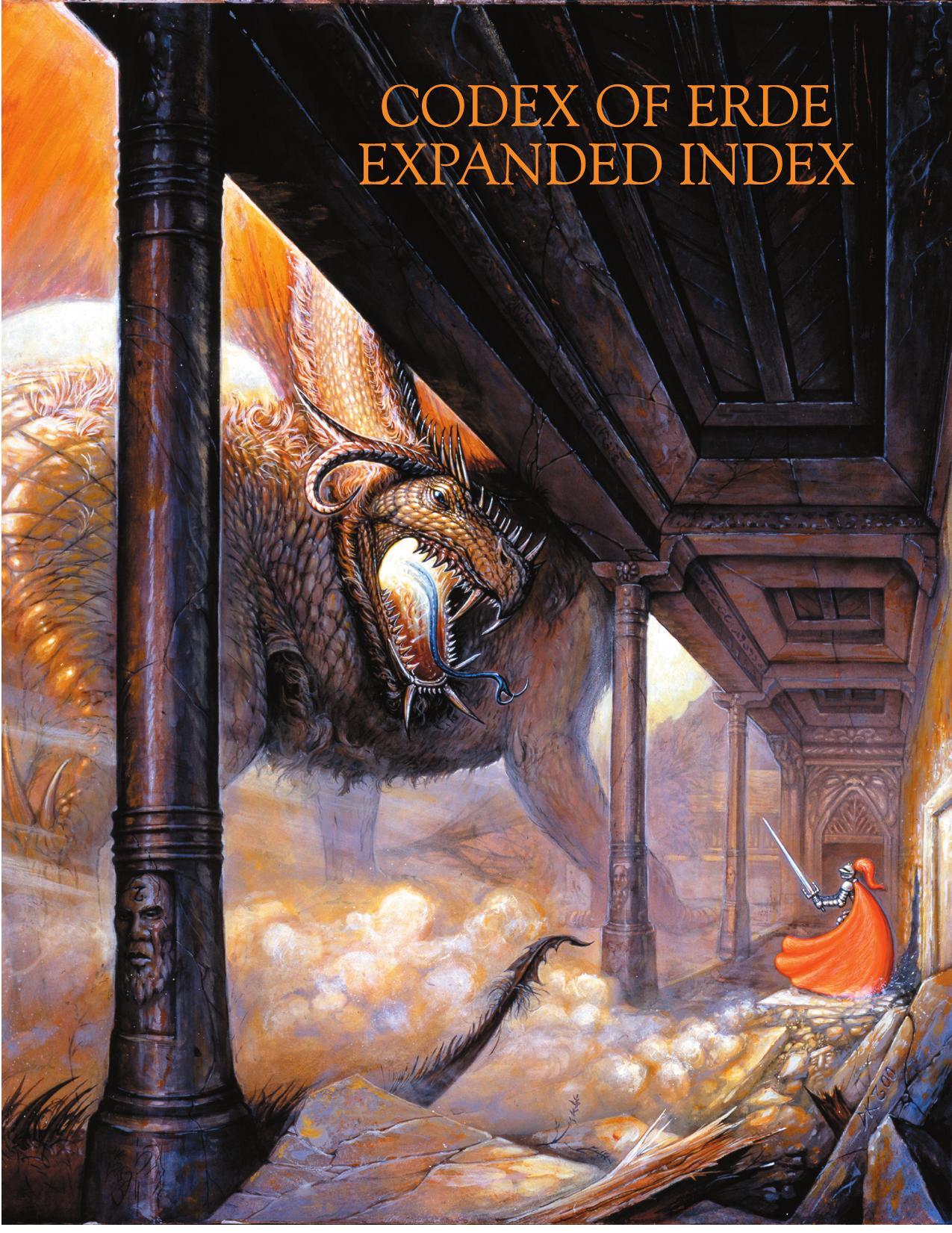 Castles & Crusades Codex of Erde Expanded Index by Unknown