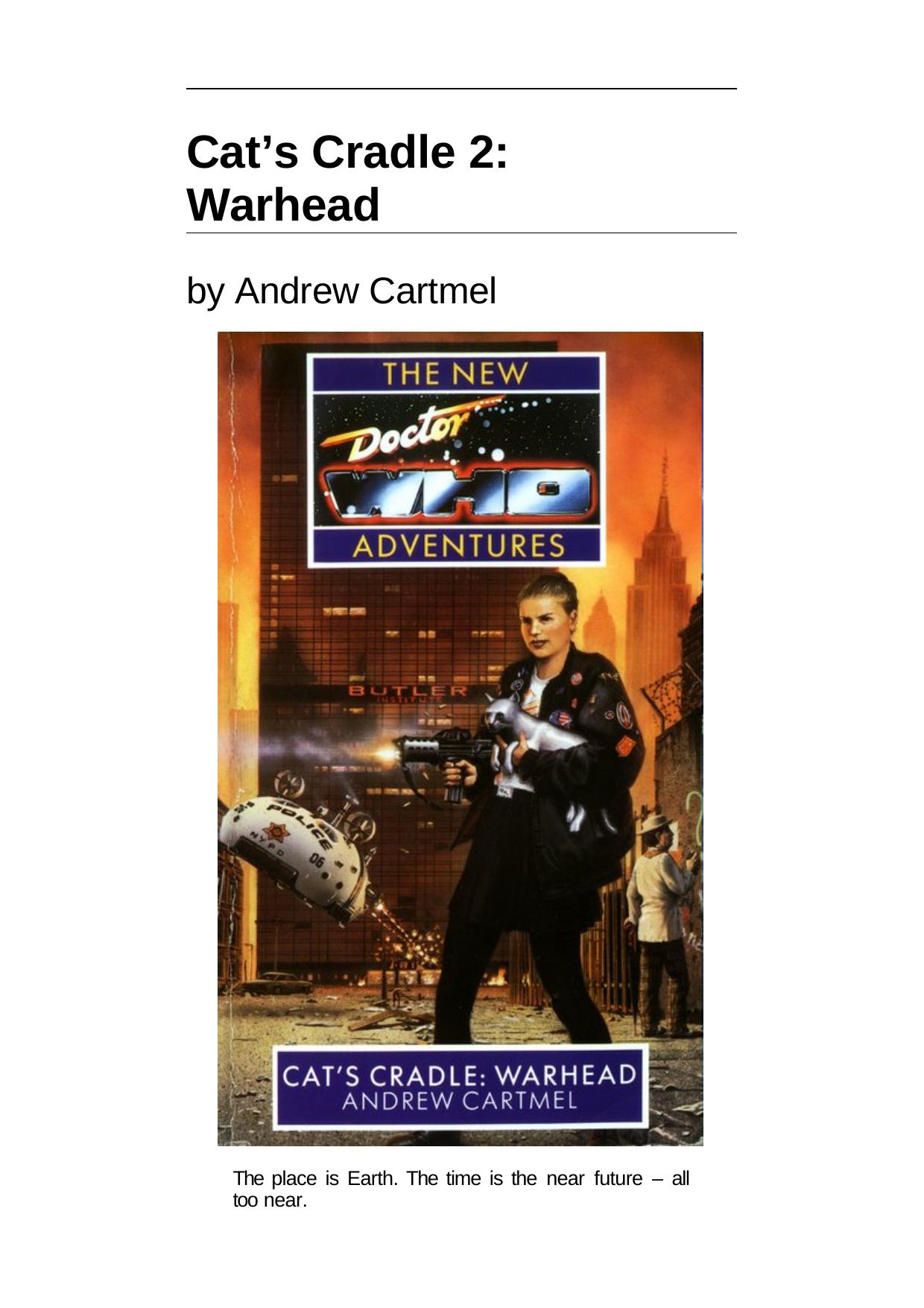 Cat's Cradle: Warhead (The New Doctor Who Adventures) by Andrew Cartmel