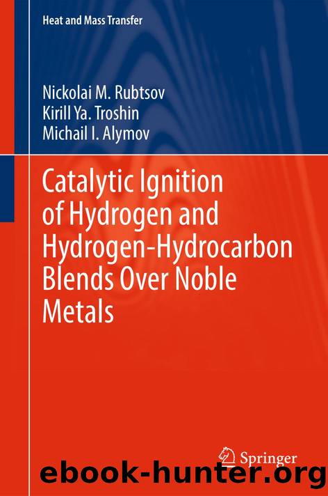Catalytic Ignition of Hydrogen and Hydrogen-Hydrocarbon Blends Over Noble Metals by Nickolai M. RubtsovKirill Ya. TroshinMichail I. Alymov