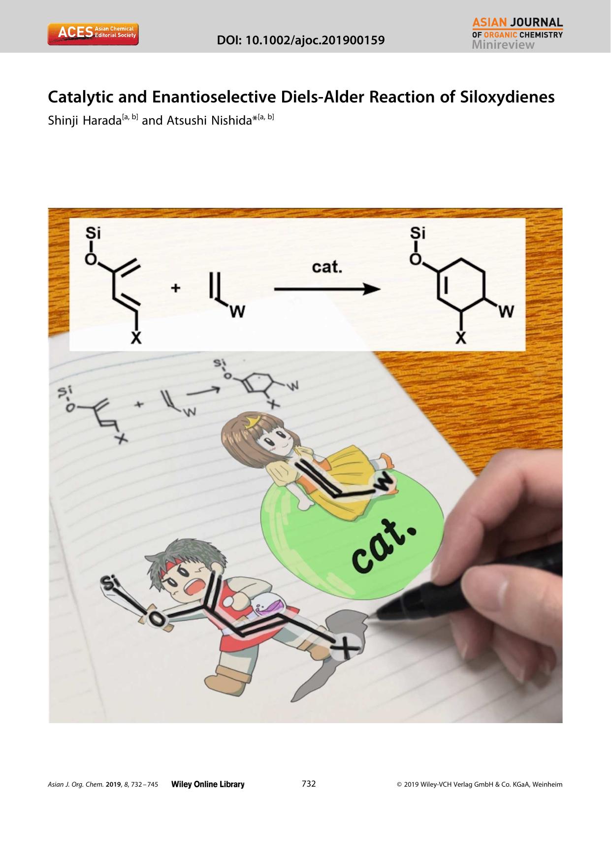 Catalytic and Enantioselective DielsâAlder Reaction of Siloxydienes by Unknown