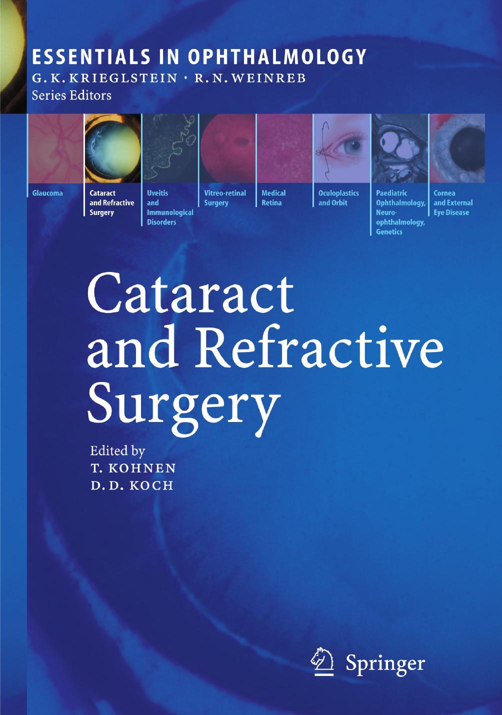 Cataract and Refractive Surgery by Unknow