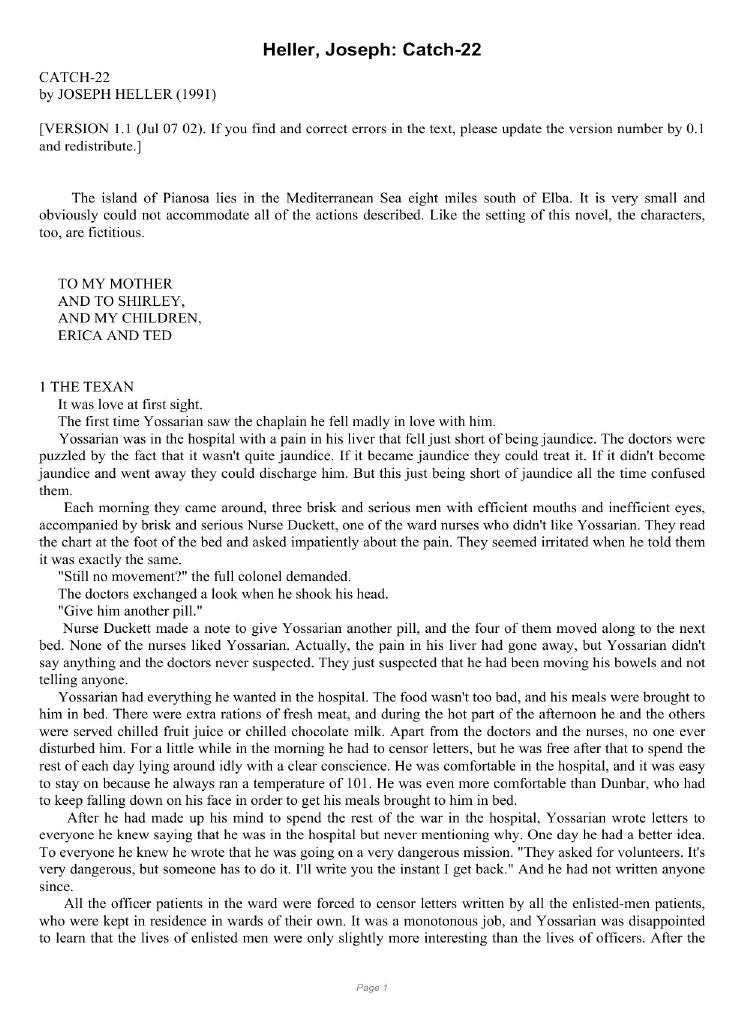 Catch-22 by Joseph Heller