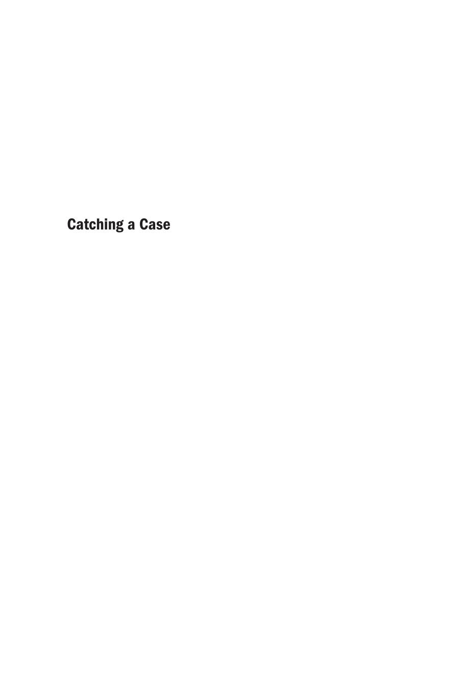 Catching a Case by Lee Tina;