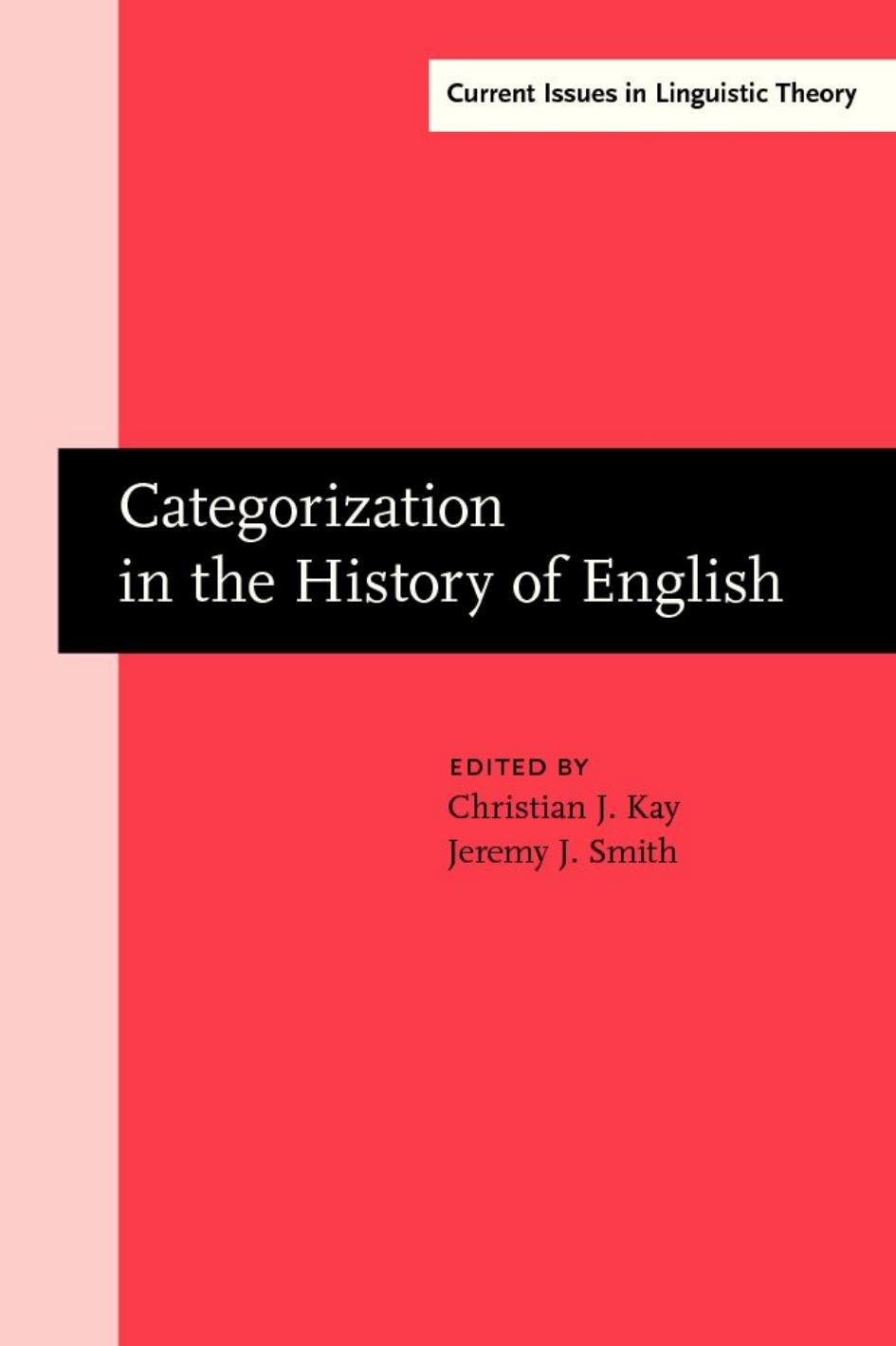 Categorization in the History of English by unknow