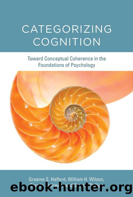 Categorizing Cognition : Toward Conceptual Coherence in the Foundations of Psychology by Graeme S. Halford; Glenda Andrews; Steven Phillips; William H. Wilson