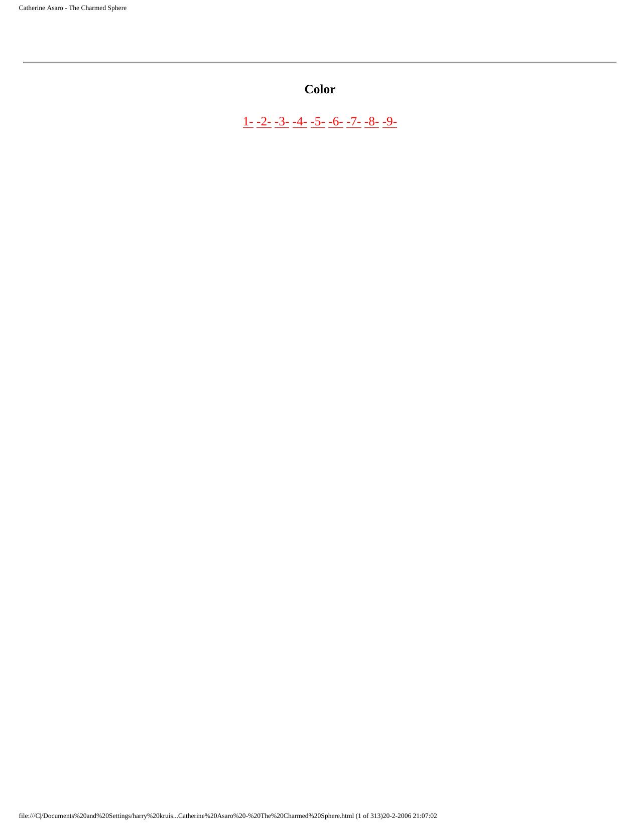 Catherine Asaro - The Charmed Sphere by The Charmed Sphere