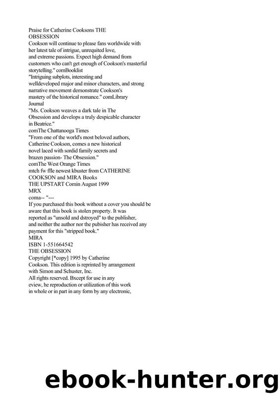 Catherine Cookson by Obsession