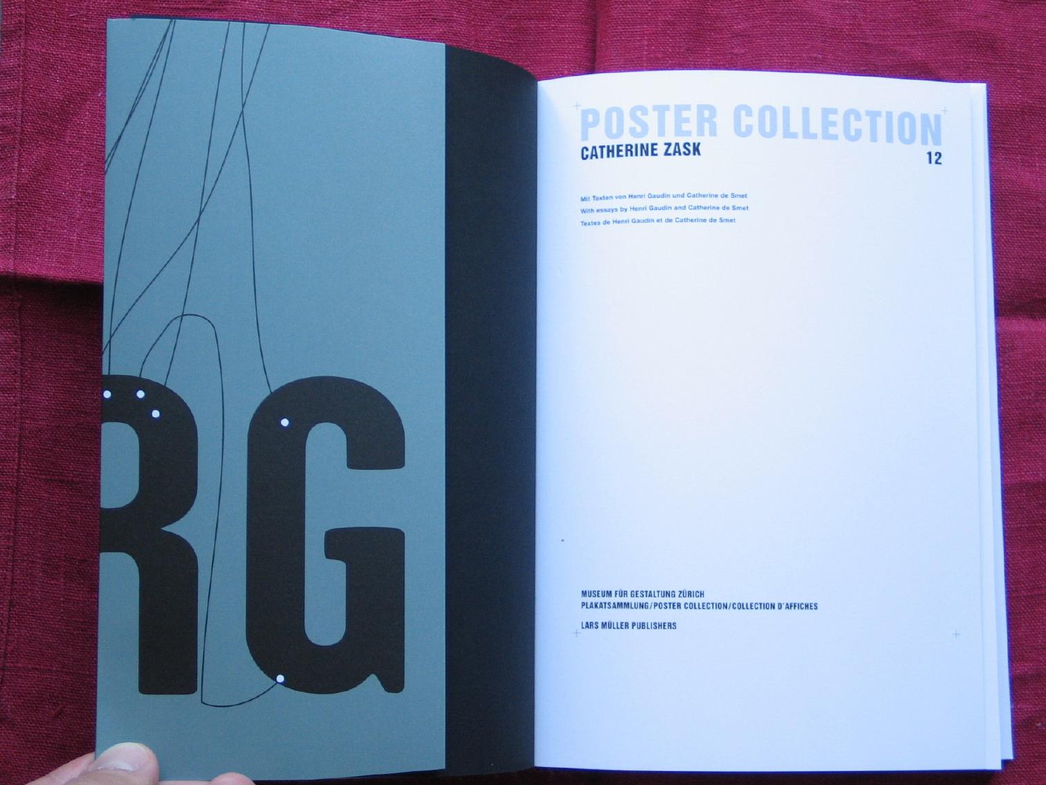 Catherine Zask Poster Collection by Lars Mueller Publishers