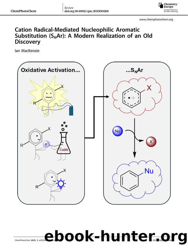 Cation RadicalâMediated Nucleophilic Aromatic Substitution (SNAr): A Modern Realization of an Old Discovery by Ian MacKenzie