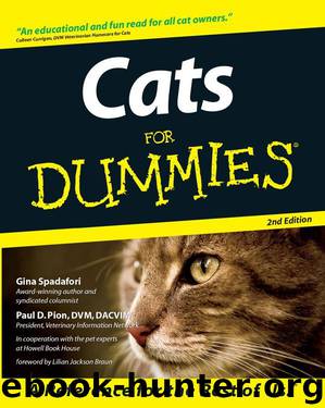 Cats for Dummies by Gina Spadafori & Paul D. Pion