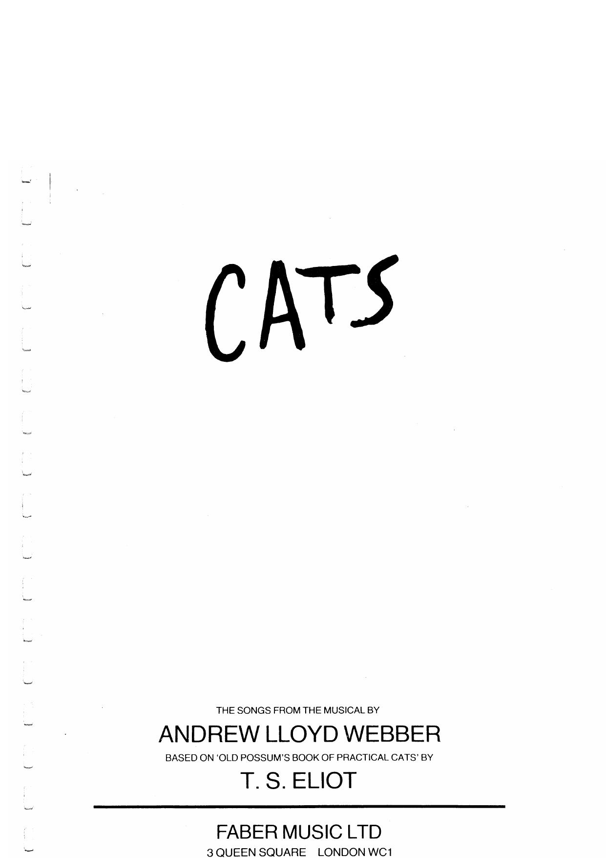 Cats: Songs from the Musical by Andrew Lloyd Webber
