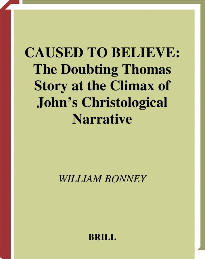 Caused to Believe by Bonney William