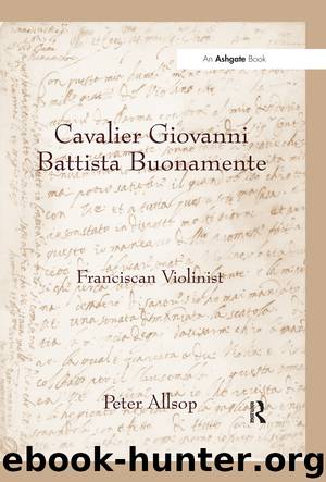 Cavalier Giovanni Battista Buonamente by Allsop Peter;