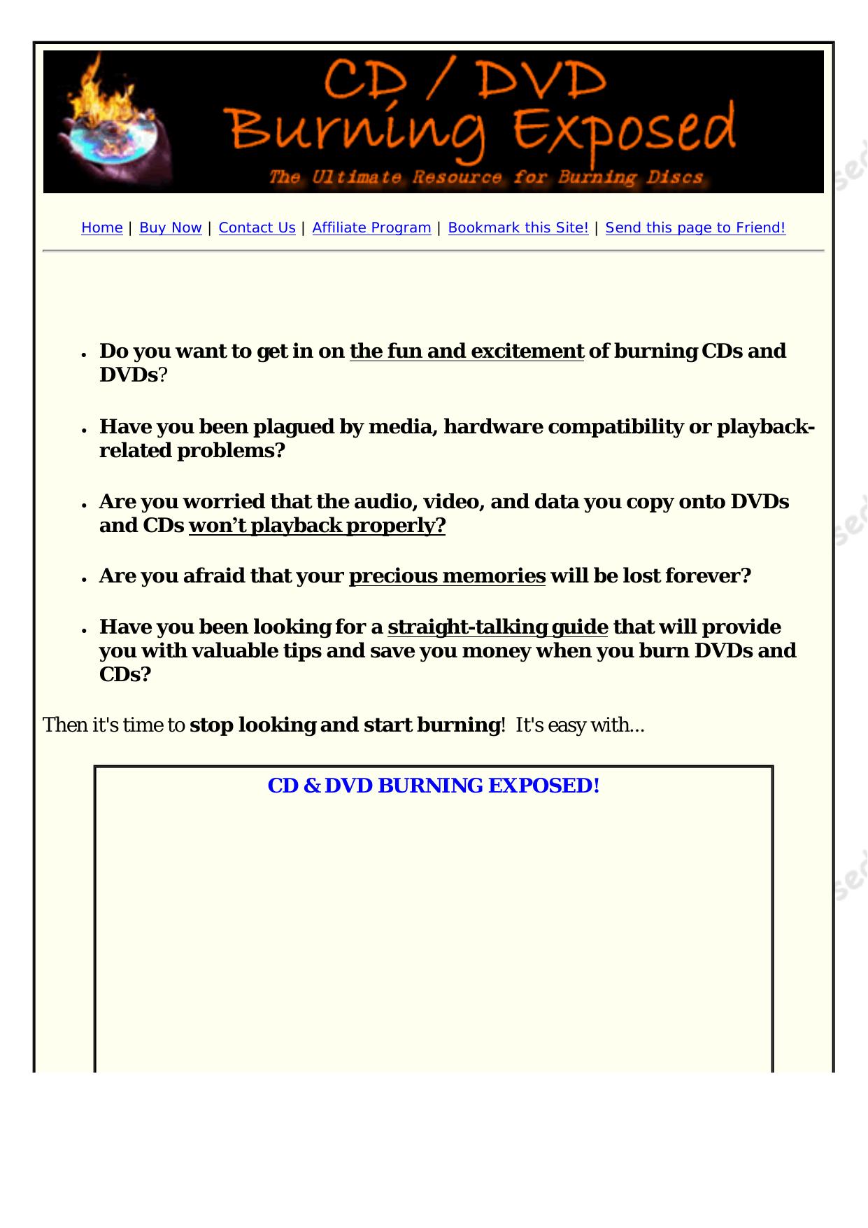Cd-dvd Burning Exposed. by Best of Kuszter's Collection