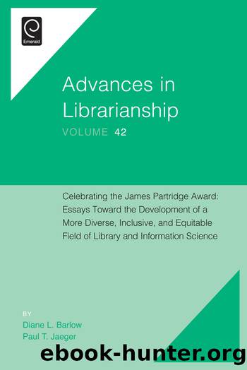 Celebrating the James Partridge Award by Barlow Diane L.;Jaeger Paul T.;Barlow Diane L.;